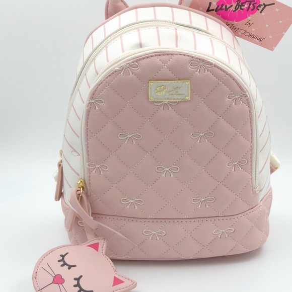 Betsey johnson pink backpack Clearance